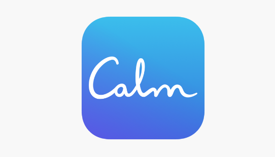 Calm app icon as shown in the App Play Store